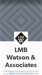 Mobile Screenshot of lmbwatson.com